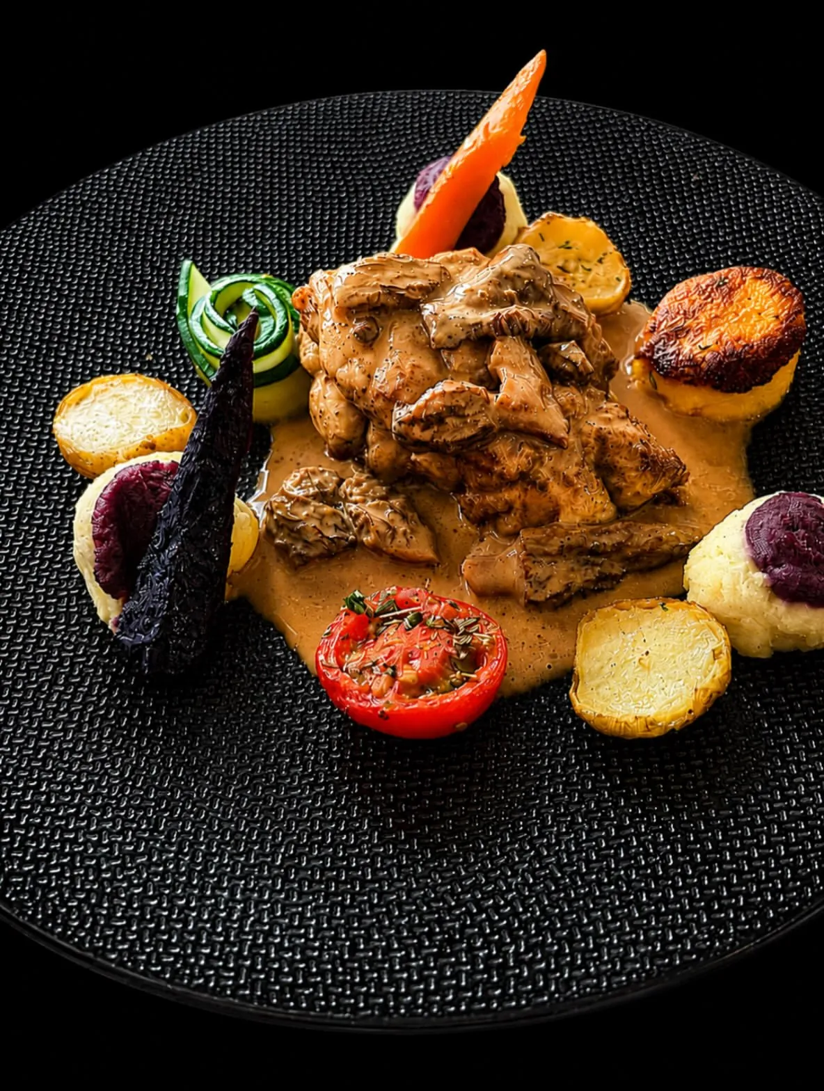 Ris de veau aux morilles